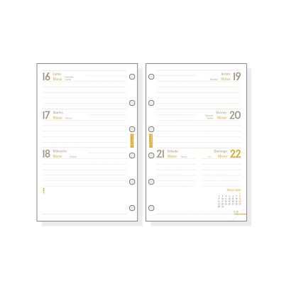 RECAMBIO ANUAL 2026 C299 CLASSIC602 73X114MM SEMANA VISTA HORIZONTAL FINOCAM 201240026