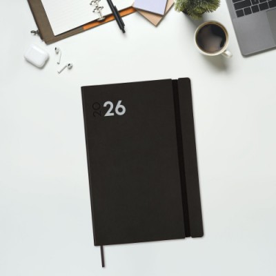 AGENDA 2026 DYNAMIC MARA Y11 164X240MM DIA PAGINA NEGRO FINOCAM 621986026