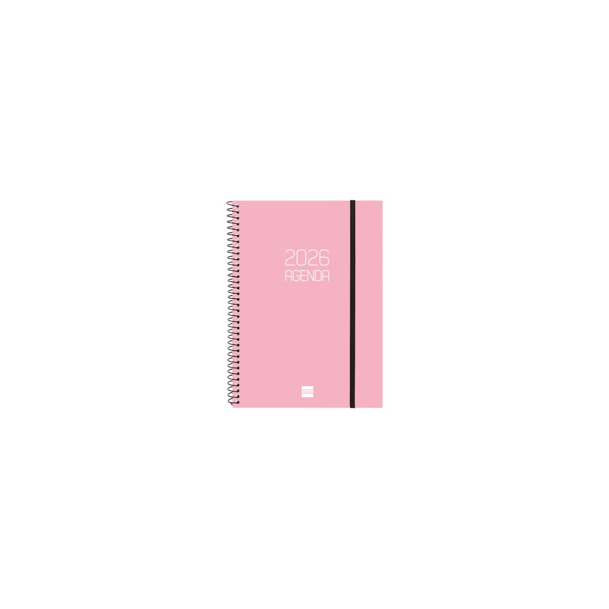 AGENDA 2026 BASIC OPAQUE E10 155X212MM SEMANA VISTA HORIZONTAL ROSA FINOCAM 742764526