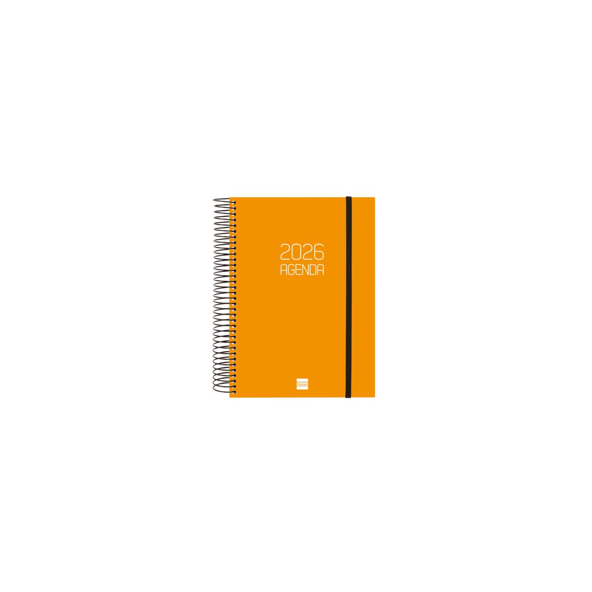 AGENDA 2026 BASIC OPAQUE E10 155X212MM DIA PAGINA NARANJA FINOCAM 742912926