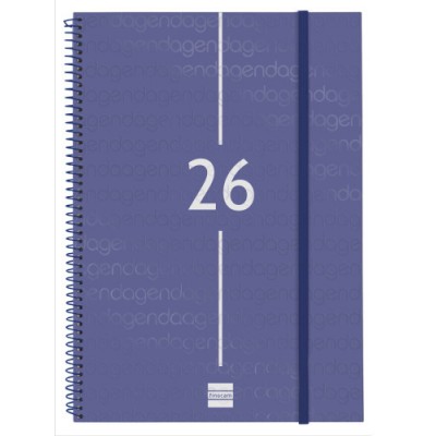AGENDA 2026 BASIC YEAR E40 210X297MM SEMANA VISTA HORIZONTAL AZUL FINOCAM 741461026