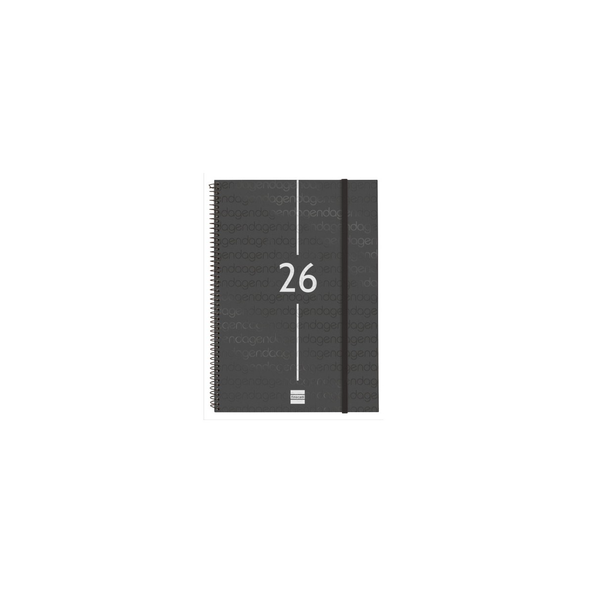 AGENDA 2026 BASIC YEAR E40 210X297MM SEMANA VISTA HORIZONTAL NEGRO FINOCAM 741466026