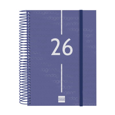 AGENDA 2026 BASIC YEAR E10 155X212MM DIA PAGINA AZUL FINOCAM 741101026