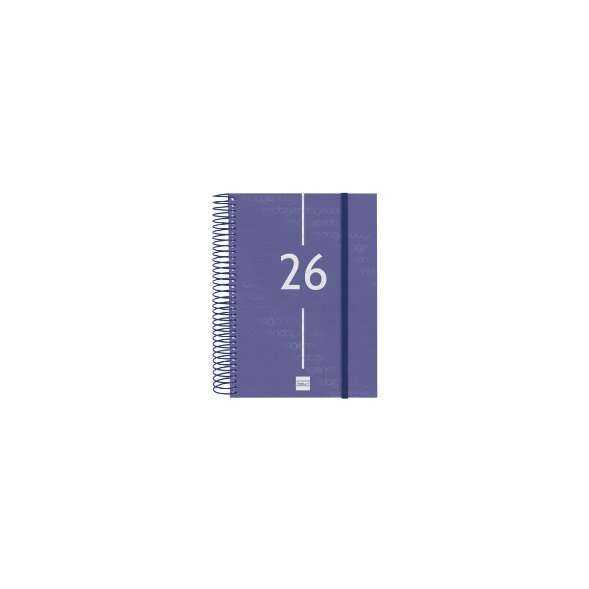 AGENDA 2026 BASIC YEAR E10 155X212MM DIA PAGINA AZUL FINOCAM 741101026