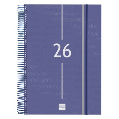 AGENDA 2026 BASIC YEAR E40 210X297MM DIA PAGINA AZUL FINOCAM 741111026