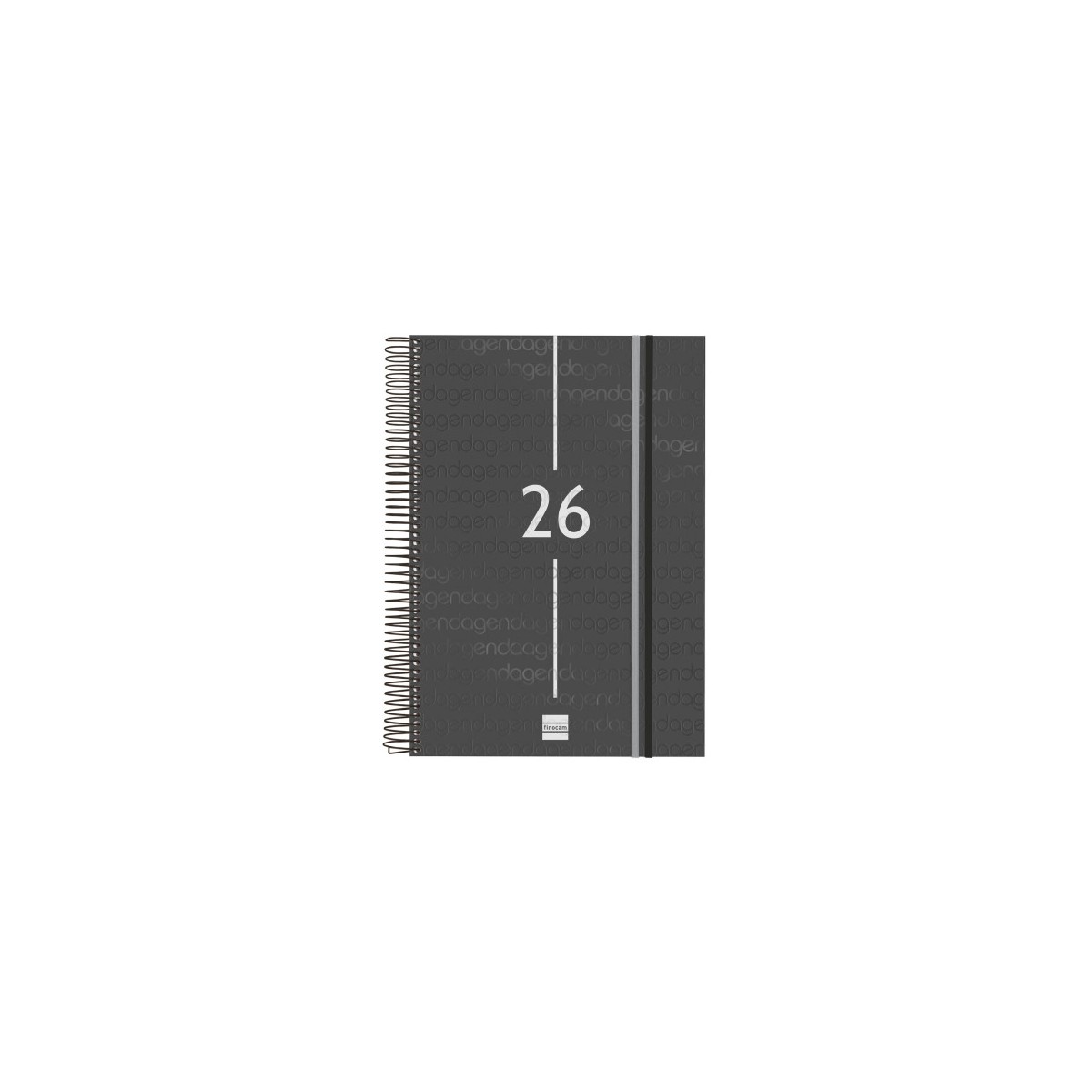 AGENDA 2026 BASIC YEAR E40 210X297MM DIA PAGINA NEGRO FINOCAM 741116026