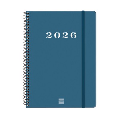 AGENDA 2026 BASIC MY E10 155X212MM SEMANA VISTA HORIZONTAL AZUL FINOCAM 743501026