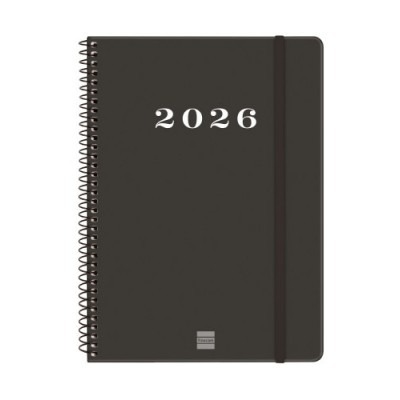AGENDA 2026 BASIC MY E10 155X212MM SEMANA VISTA HORIZONTAL NEGRO FINOCAM 743506026