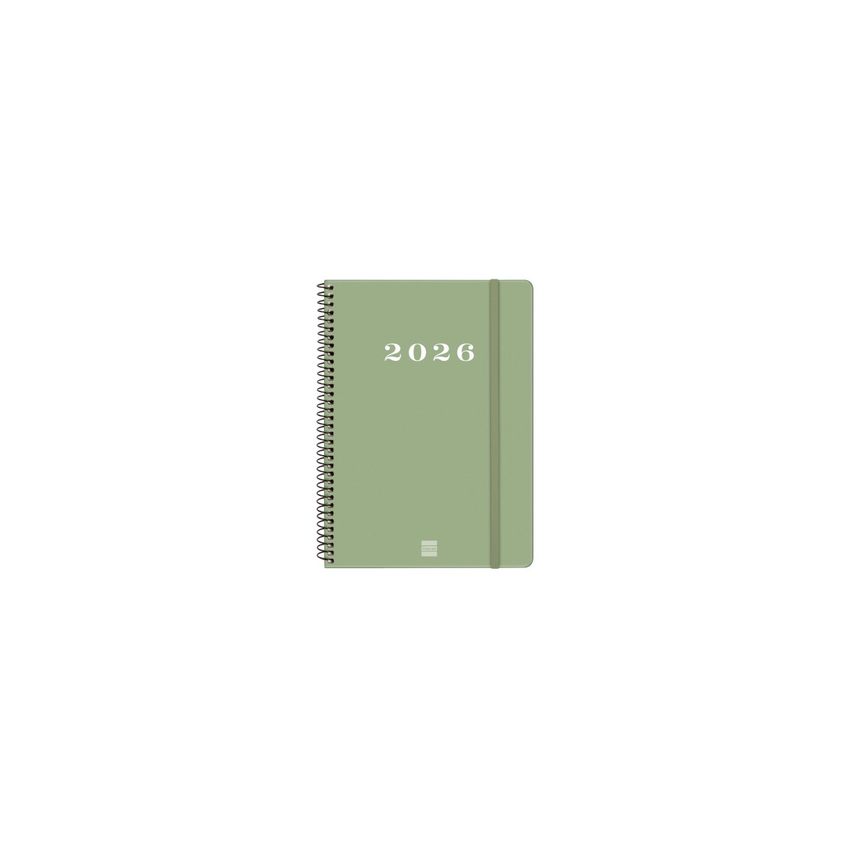AGENDA 2026 BASIC MY E10 155X212MM SEMANA VISTA HORIZONTAL VERDE FINOCAM 743502026