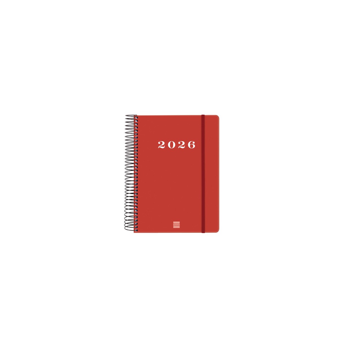 AGENDA 2026 BASIC MY E10 155X212MM DIA PAGINA ROJO FINOCAM 743523026