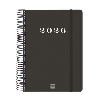 AGENDA 2026 BASIC MY E10 155X212MM DIA PAGINA NEGRO FINOCAM 743526026