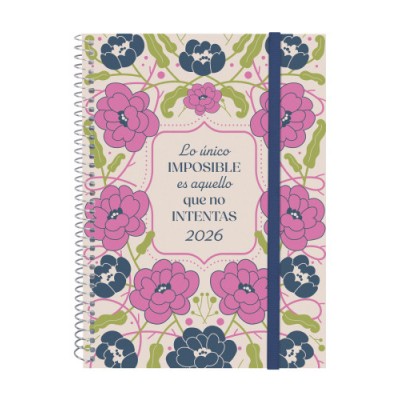 AGENDA 2026 TRENDY DESIGN E10 155X212MM SEMANA VISTA HORIZONTAL IMPOSIBLE FINOCAM 742232526
