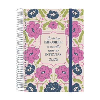 AGENDA 2026 TRENDY DESIGN E10 155X212MM DIA PAGINA IMPOSIBLE FINOCAM 742312526