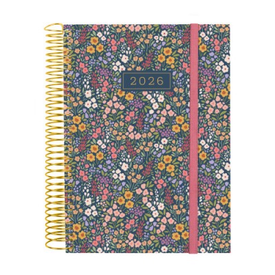 AGENDA 2026 TRENDY DESIGN E10 155X212MM DIA PAGINA FLORA FINOCAM 742313026