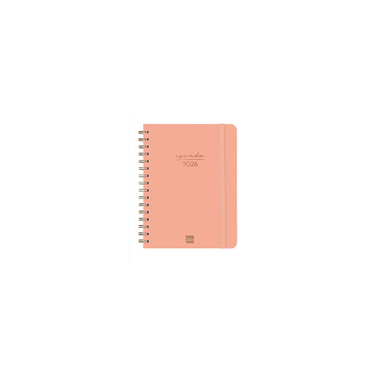 AGENDA 2026 TRENDY ALMA E10 155X212MM SEMANA VISTA HORIZONTAL CORAL FINOCAM 762020526