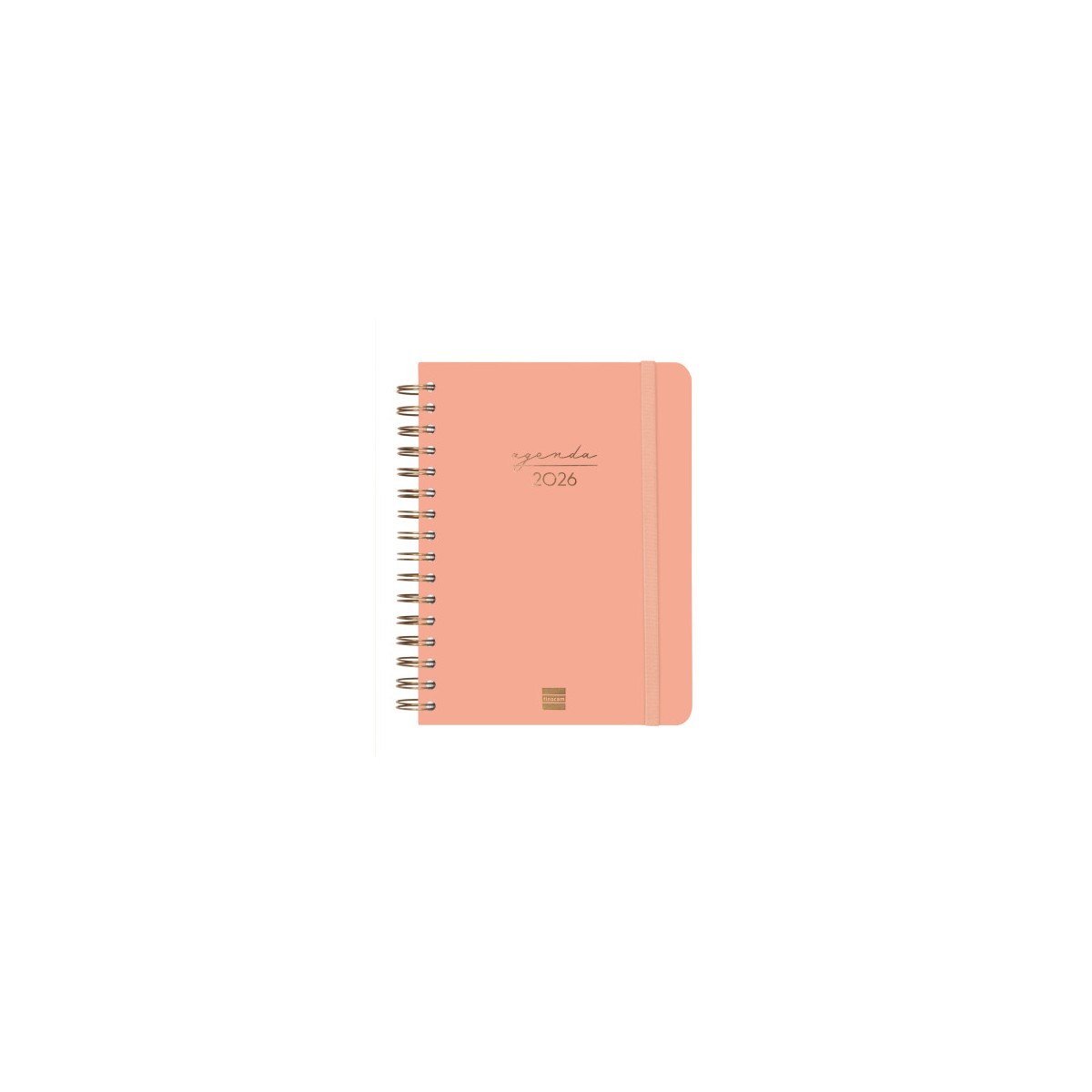 AGENDA 2026 TRENDY ALMA E10 155X212MM DIA PAGINA CORAL FINOCAM 762040526