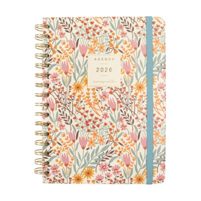 AGENDA 2026 MONIQUILLA E10 155X212MM SEMANA VISTA HORIZONTAL ESPIGA FINOCAM 770100226