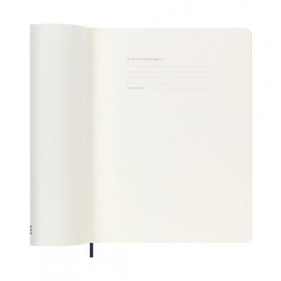 AGENDA 2026 TAPA BLANDA 12 MESES SEMANAL XL 19 X 25 CM AZUL ZAFIRO MOLESKINE DSB2012WN4Y26