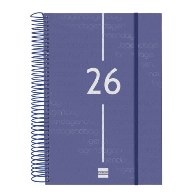 AGENDA 2026 BASIC YEAR E11 165X242MM DIA PAGINA AZUL FINOCAM 742071026