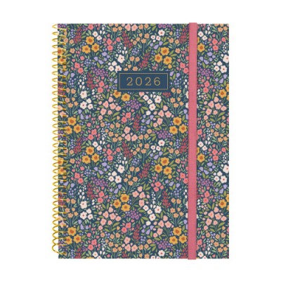 AGENDA 2026 TRENDY DESIGN E10 155X212MM SEMANA VISTA HORIZONTAL FLORA FINOCAM 742233026