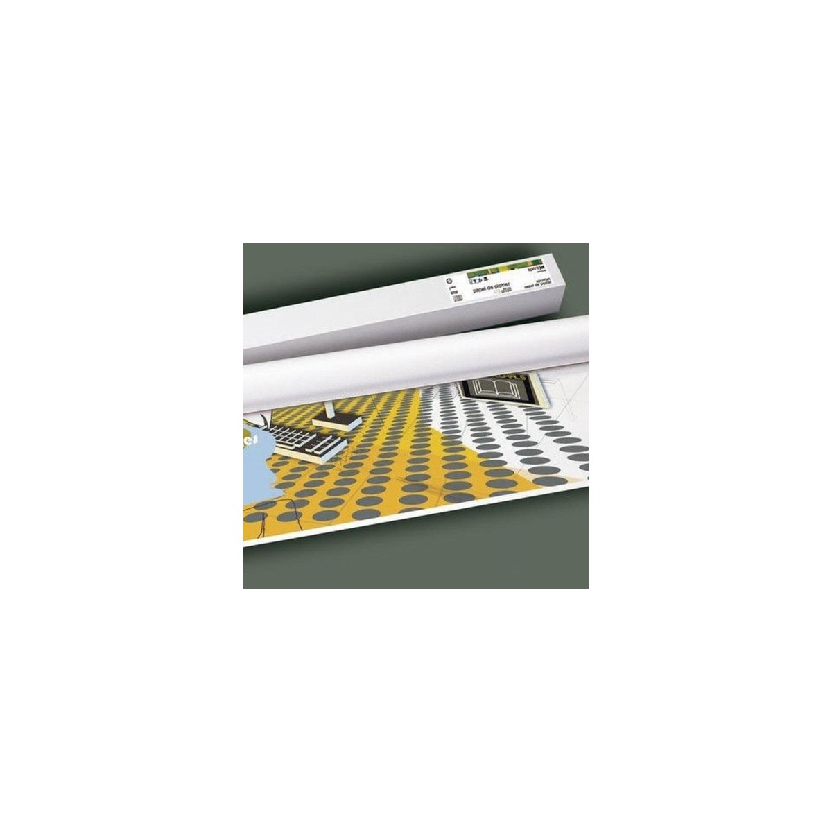 BOBINA PLOTTER PLUS 610X50X50 M 90G FABRISA 16097