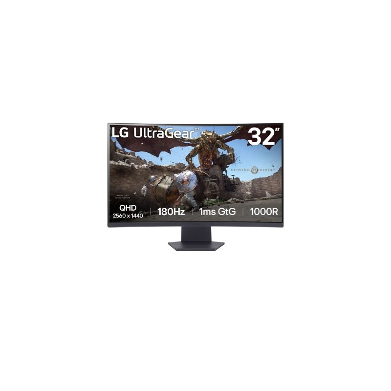 LG 32GS60QC B pantalla para PC 80 cm 315 2560 x 1440 Pixeles Quad HD LCD Negro