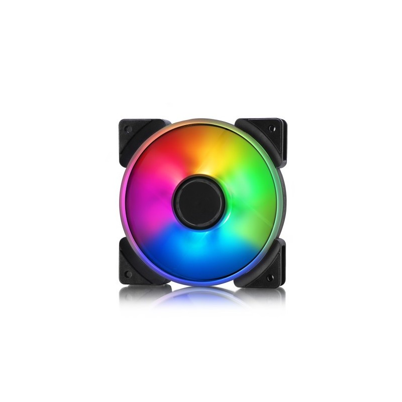 Fractal Design Prisma AL 12 PWM 3P Carcasa del ordenador Ventilador 12 cm Negro Blanco 1 piezas