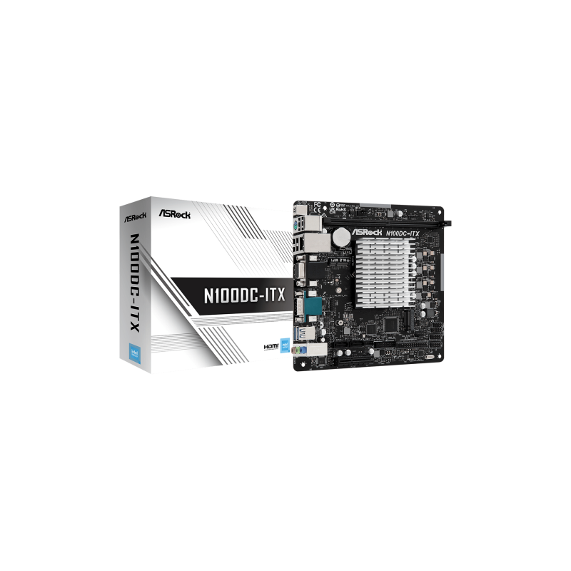 Asrock N100DC ITX NA CPU integrada mini ITX