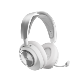 Steelseries Arctis Nova Pro Wireless Auriculares Inalambrico y alambrico Diadema Juego Bluetooth Plata Blanco