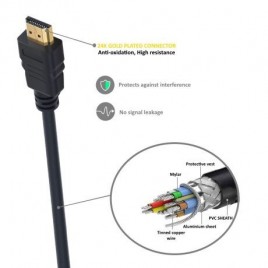 EWENT ULTRA HIGH SPEED HDMI 21 CABLE WITH ETHERNET BLACK M M 50M 8K60HZ HDR