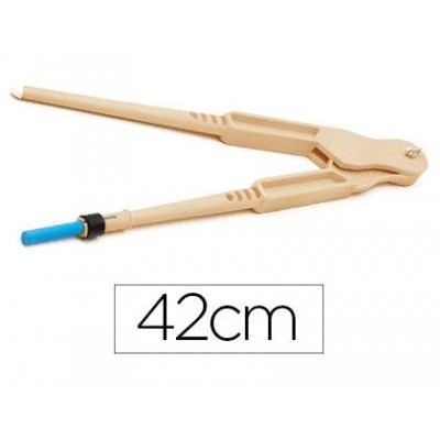 COMPAS 42 CMS PLASTICO IMITACIoN MADERA PARA PIZARRA FAIBO 238