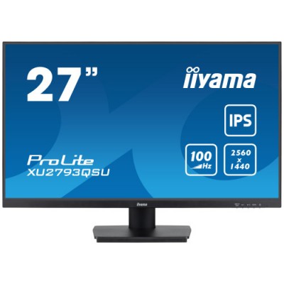 iiyama ProLite XU2793QSU B7 LED display 686 cm 27 2560 x 1440 Pixeles Wide Quad HD Negro