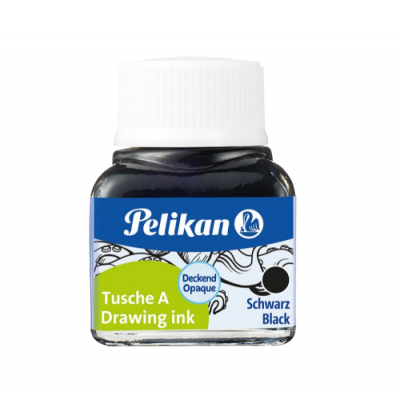 FRASCO 10ML TINTA CHINA 523 N17 NEGRO PELIKAN 400142515