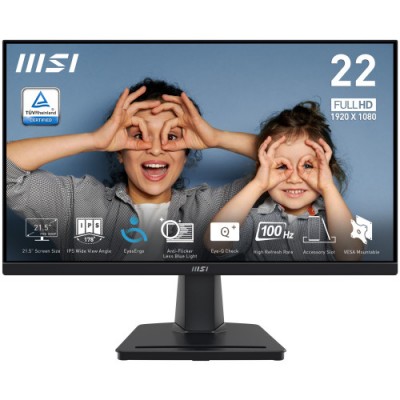 MSI PRO MP225 pantalla para PC 546 cm 215 1920 x 1080 Pixeles Full HD LED Negro