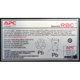 APC Replacement Battery Cartridge 43 Sealed Lead Acid VRLA