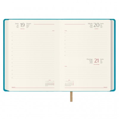AGENDA 2026 SAMBA DiA PaGINA 15 X 21 CM COLOR TURQUESA DOHE 12882 26