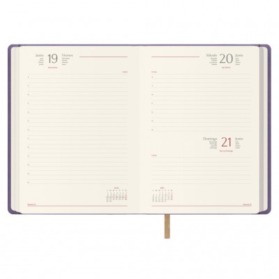 AGENDA 2026 SAMBA DiA PaGINA 15 X 21 CM COLOR MORADO DOHE 12884 26