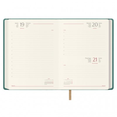 AGENDA 2026 SAMBA DiA PaGINA 15 X 21 CM COLOR VERDE DOHE 12886 26