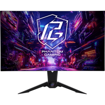 Asrock PGO32UFS pantalla para PC 80 cm 315 3840 x 2160 Pixeles 4K Ultra HD OLED Negro