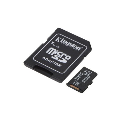 Kingston Technology Industrial memoria flash 16 GB MicroSDHC UHS I Clase 10