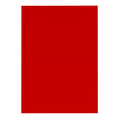 AGENDA 2026 MINIMAL A5 15X21CM DIA PAGINA COLOR ROJO OXFORD 400201724