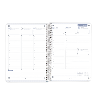 AGENDA 2026 LIVEGO A5 15X21CM SEMANA VISTA COLORES VIVOS OXFORD 400201729