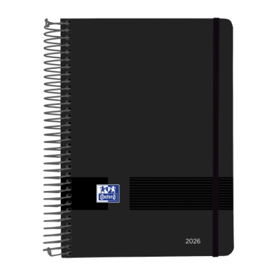 AGENDA 2026 LIVEGO A5 15X21CM DIA PAGINA COLOR NEGRO OXFORD 400201730