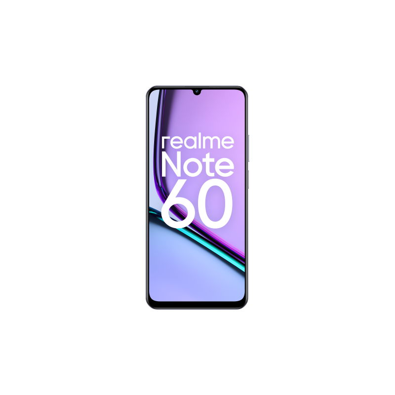 realme Note 60 171 cm 675 SIM doble Android 14 4G USB Tipo C 6 GB 128 GB 5000 mAh Negro Color marmol