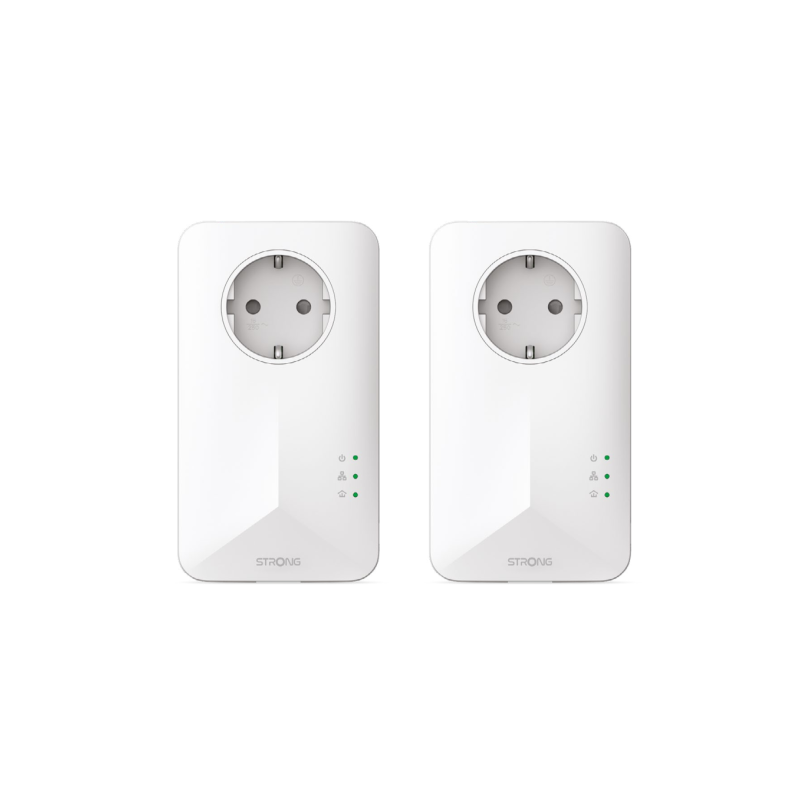 Strong PowerLine 1000 Kit 1000 Mbit s Ethernet Blanco 2 piezas