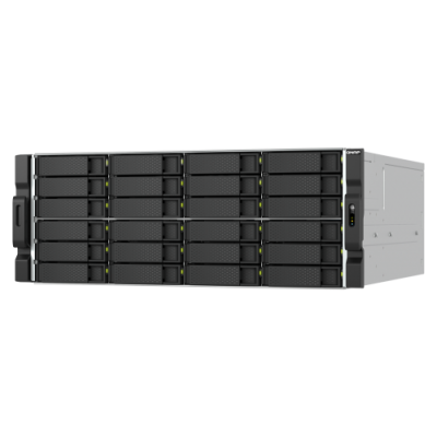 QNAP TS h2477AXU RP Servidor de almacenamiento Bastidor 4U AMD Ryzen 7 7745 32 GB DDR5 0 TB QNAP QTS Negro Gris