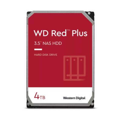 QNAP WD HDD RED PLUS SATA III 35 INCH 4TB WD40EFPX