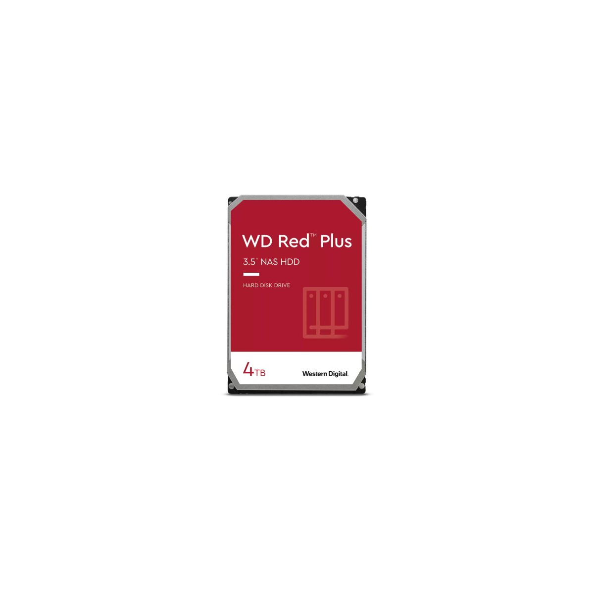 QNAP WD HDD RED PLUS SATA III 35 INCH 4TB WD40EFPX