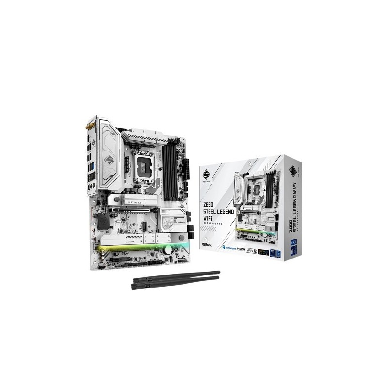 PLACA ASROCK Z890 STEEL LEGEND WIFIINTEL1851Z8904DDR5WIFIATX