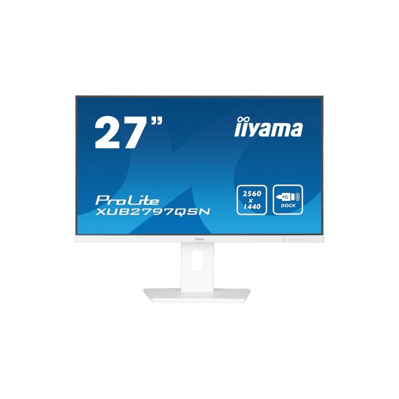 iiyama G MASTER XUB2797QSN W2 pantalla para PC 686 cm 27 2560 x 1440 Pixeles 4K Ultra HD LED Blanco